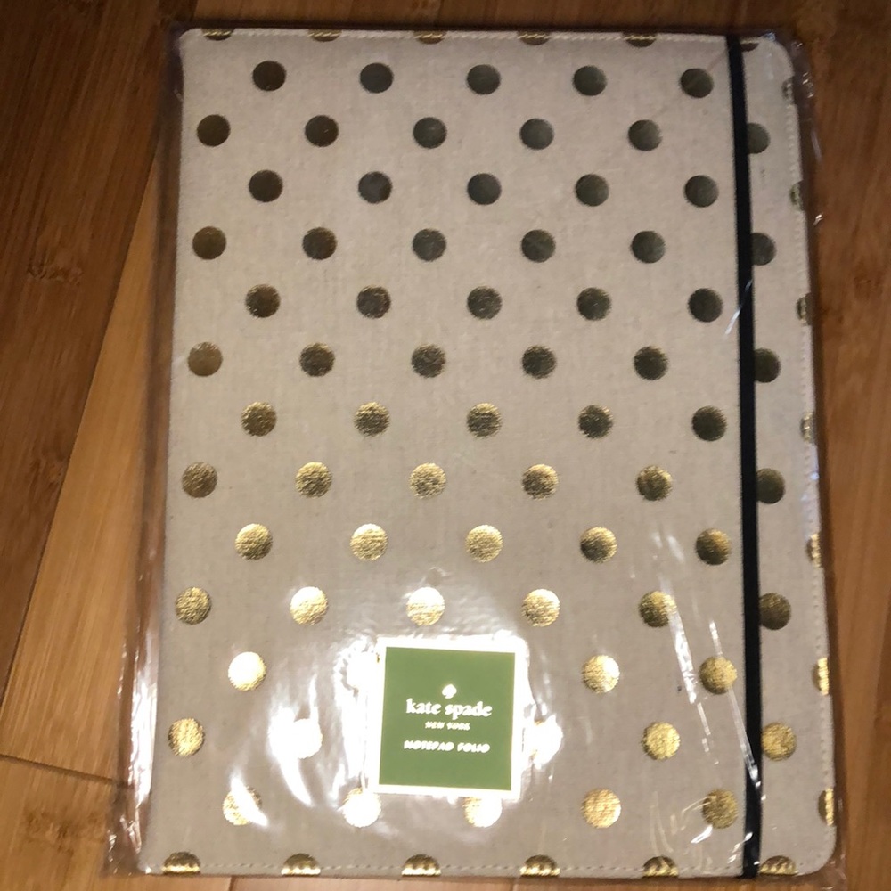 Brand new Kate Spade Notepad Folio